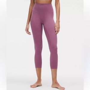 Lululemon Align HR 21” Legging in Pink Blossom